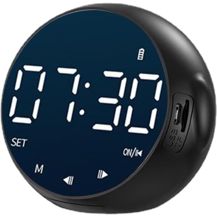 Réveil léger led avec haut-parleur sans fil bluetooth avec en ance Clasf image