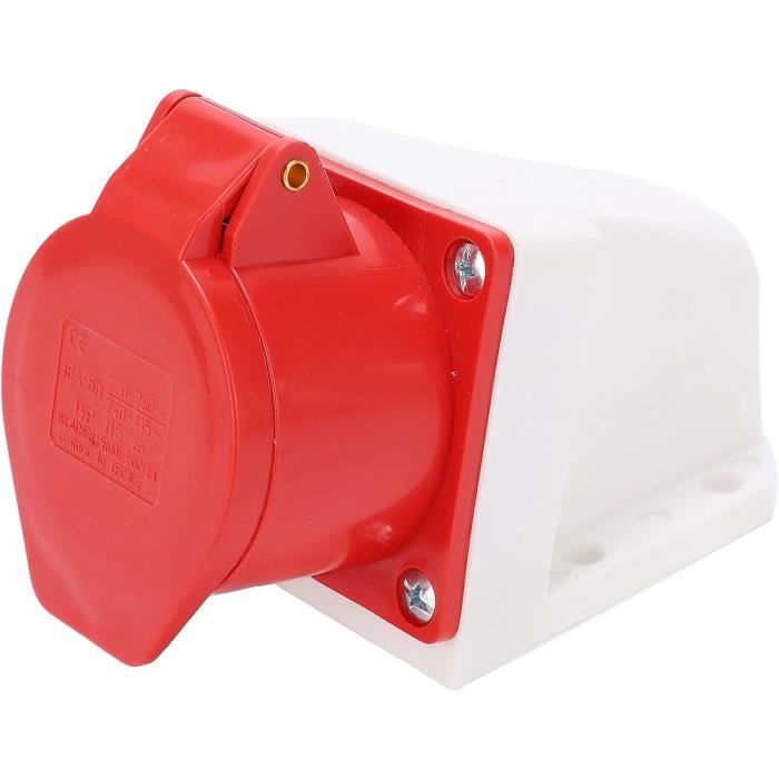 Coupleur Électrique, Adaptateur De Prise Industrielle Étanche Ip44 Prise Murale 220‑380V240