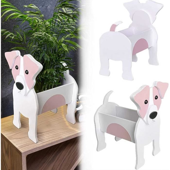 chiots mignons avec des fleurs