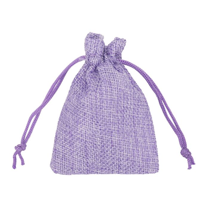RUSTIQUE JUTE CADEAU Sacs Toile de Jute Cordon Mariage Faveurs Bijoux
