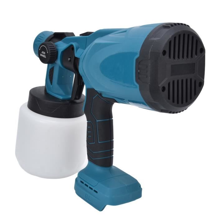 Pistolet de pulverisation peinture 1400 ml debit reglable en continu