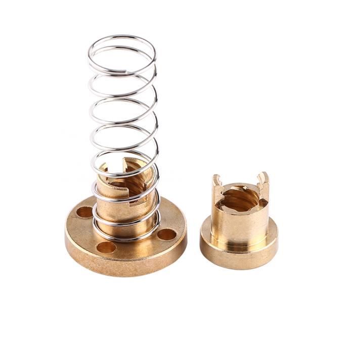 Écrous Anti-jeu T8 Pour Vis ACME 8mm - Lot De 4, Haute Précision Imprimante 3D