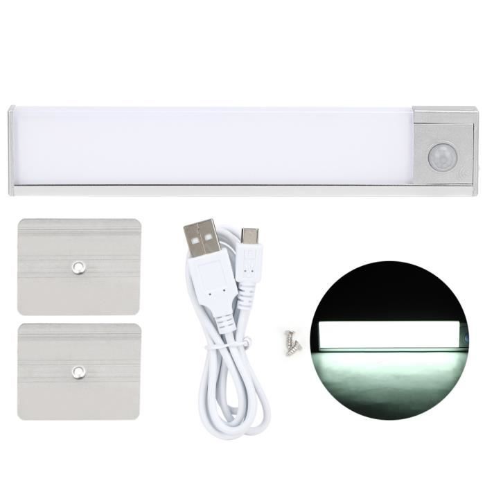 Libershine Lampe LED Sous Meuble Cuisine Détecteur Mouvement - Lumière Rechargeable USB 2000mAh, Luminosité Réglable