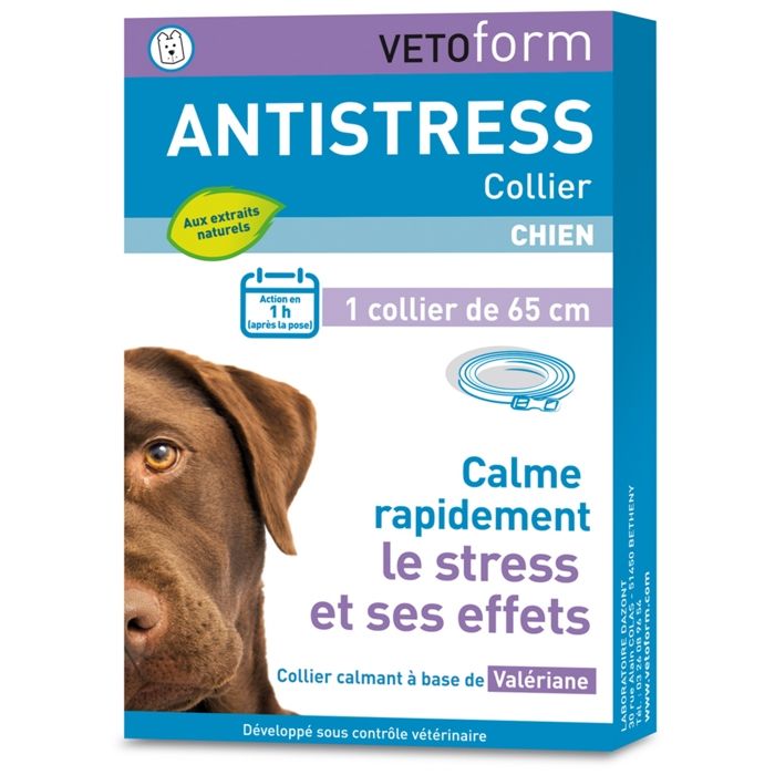 Comparer les prix de Vetoform Collier Chien Anti-stress 65 cm