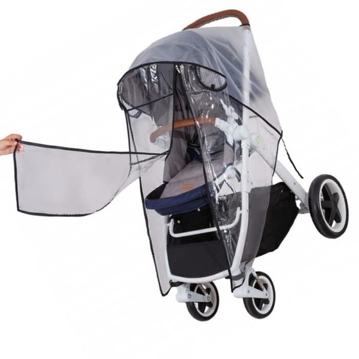 Housse de pluie coupe-vent pour poussette transparent - Béaba