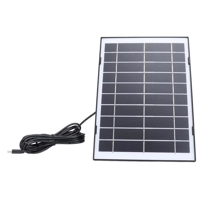 Panneau Solaire AOSU 3W - Silicium Monocristallin Pour Caméra De Sécurité