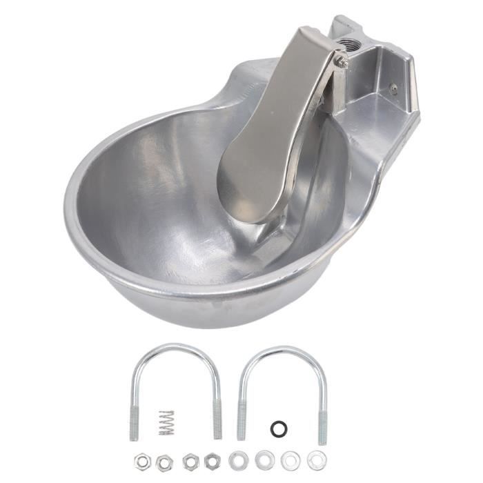 Abreuvoir Automatique Pour Bétail En Acier Inoxydable - Grande Capacité Avec Valve à Flotteur Pour Bovins, Chevaux, Chèvres