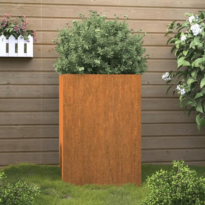 vidaXL Jardinière Pot de Fleurs de Jardin Bac à Plantes de Terrasse Boîte de Plantation d'Extérieur pour Légumes Herbes 821555 - vue 2