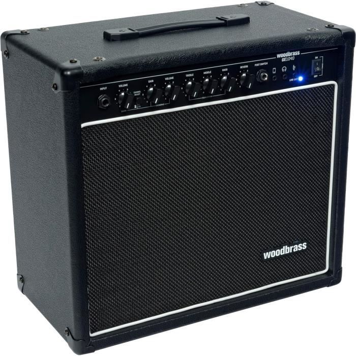 Ampli Combo Guitare Électrique Woodbrass GE1040 : Puissance et Portabilité pour Guitaristes Exigeants