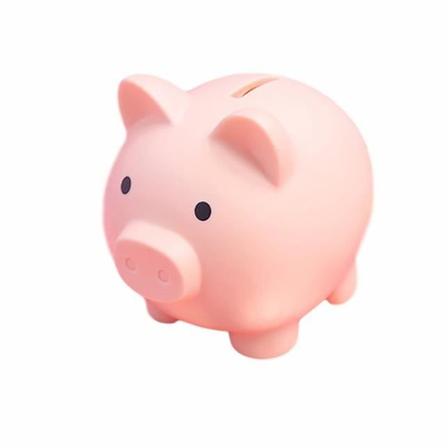 Tirelire Cochon En Métal Avec Clé - Boîte à Économies Verrouillable Pour Pièces Et Billets