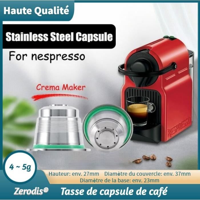 Acheter Tasse rechargeable de capsule de filtre de machine à café