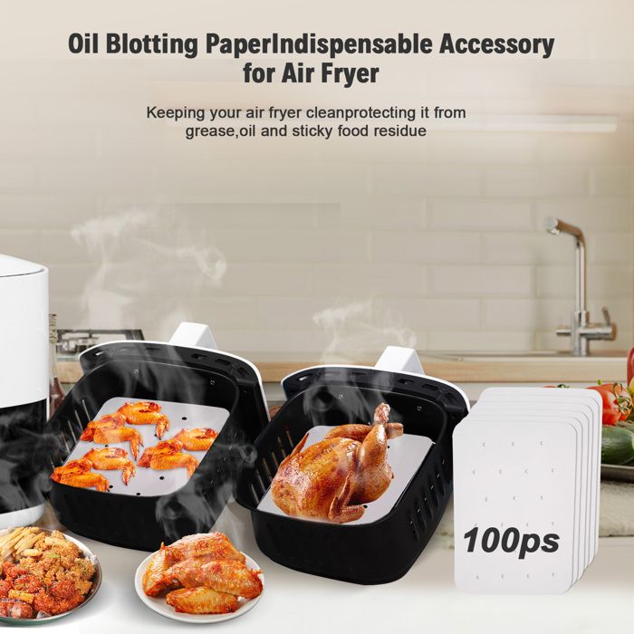 19 Accessoires Friteuse à Air Ninja 7,6-9,5L - Moules Silicone, Brochettes, Gants Et Plus