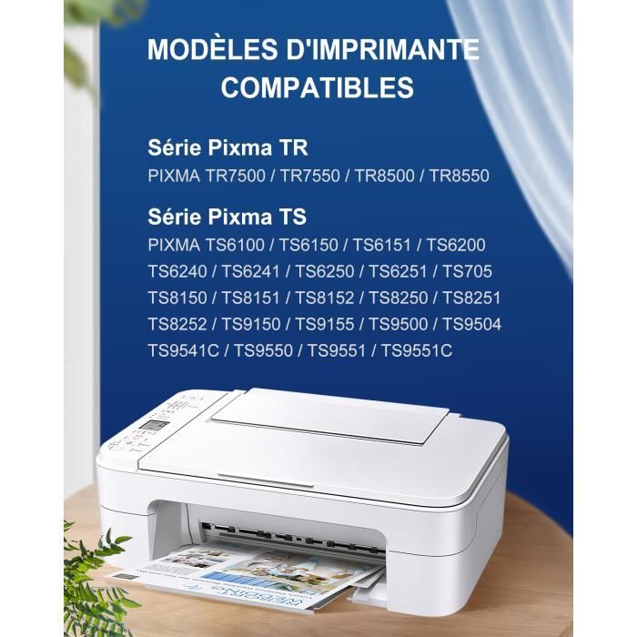 Cartuchos De Tinta Compatibles Para Canon Pixma Serie TR/TS - 5 Colores, Alto Rendimiento, Compatible Con Múltiples Modelos