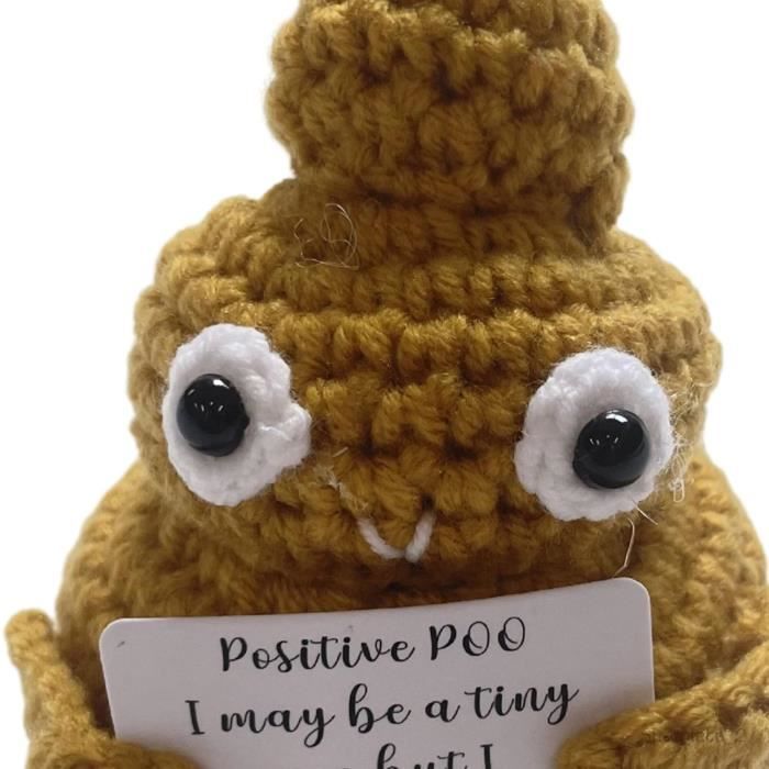 Cadeaux de poupée tricotés Poo positifs mignons inspirés de jouets pour le