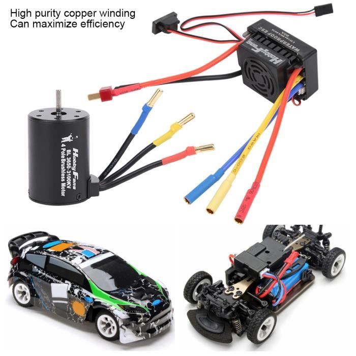 Moteur sans balais étanche 3650 pour voiture sur chenilles Hpi RC 1/8 1 Moteur sans balais étanche 3650 pour voiture sur chenilles Hpi RC 1/8 1