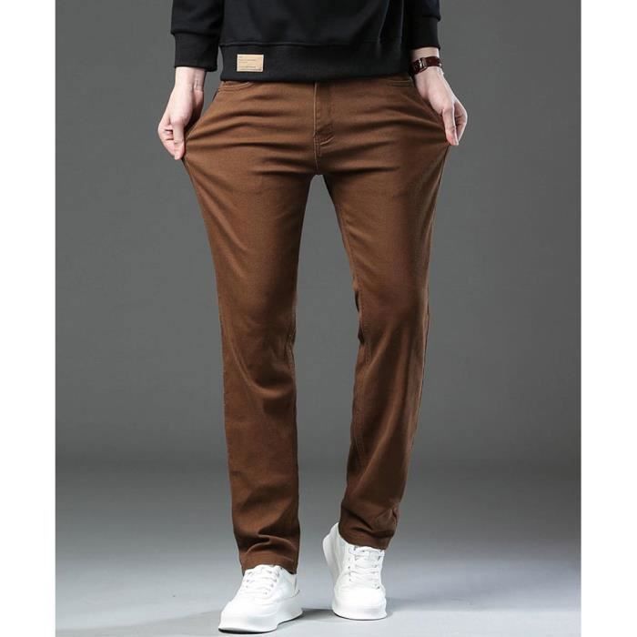Jeans De Travail Homme Enzo Jeans BNWT Enzo Jean Coupe Droite Pour Homme Bleu/délavé Jean Droit Homme