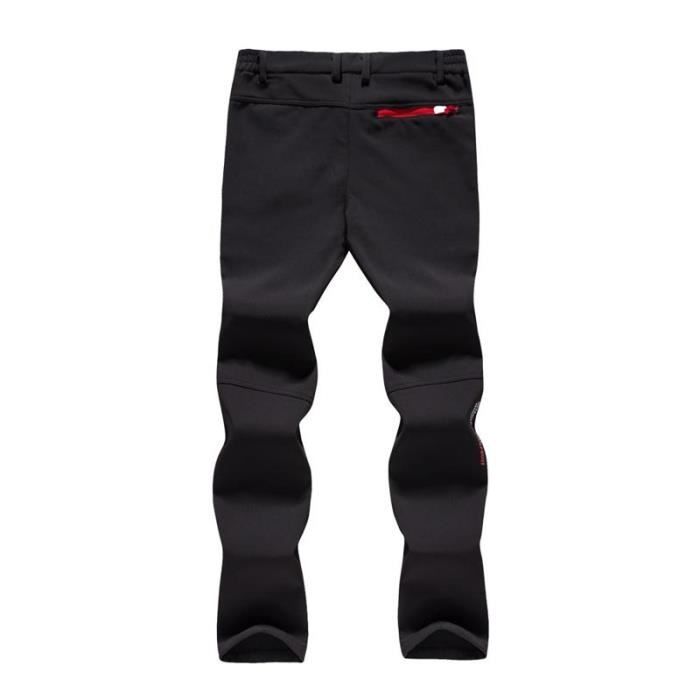 M.Baxter Pantalon Softshell Doublé Femme Imperméable Respirant Chaleur Élastique – Idéal Randonnée Trek Ski Automne Hiver