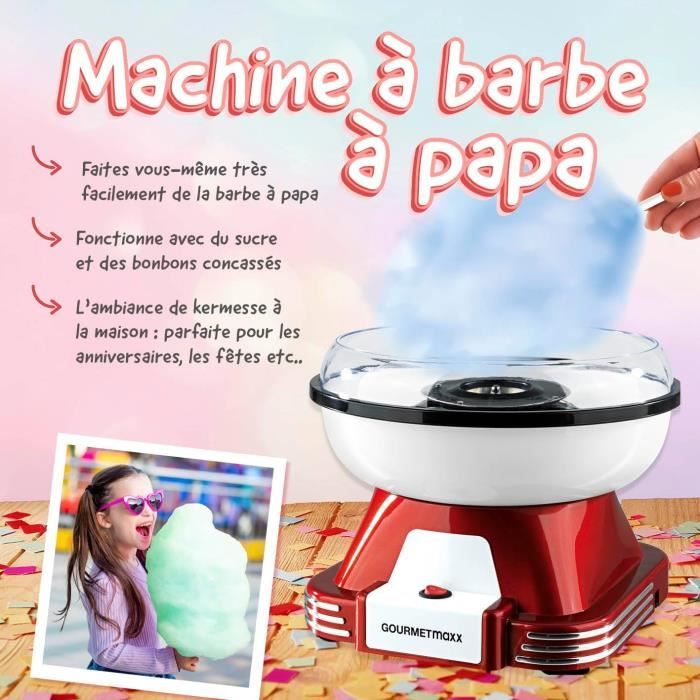 Machine À Barbe À Papa Pour La Maison | L'Original Rouge Avec 10 ...