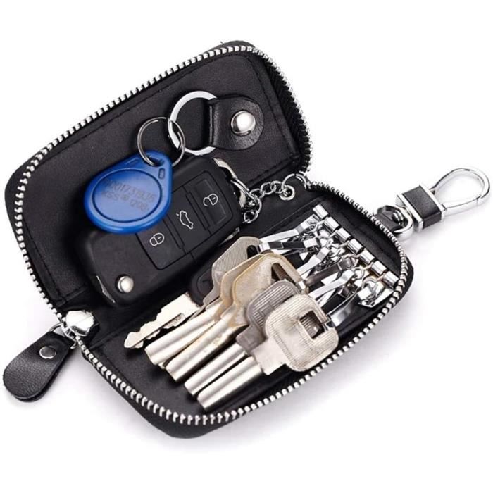 Étui pour clé intelligente Universel PU cuir voiture télécommande porte-clés  sac Smart Key Holder Case (marron) - Cdiscount Bagagerie - Maroquinerie
