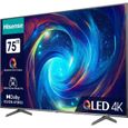 TV QLED - HISENSE - 75E7KQ PRO - 75" (189 cm) - 144 Hz - 4K UHD 3840x2160 - HDR10+ - TV connecté - 4xHDMI-2