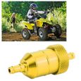 LAR Accessoires de moteur de filtre à mazout à essence en aluminium pour moto ATV Go-kart or-2