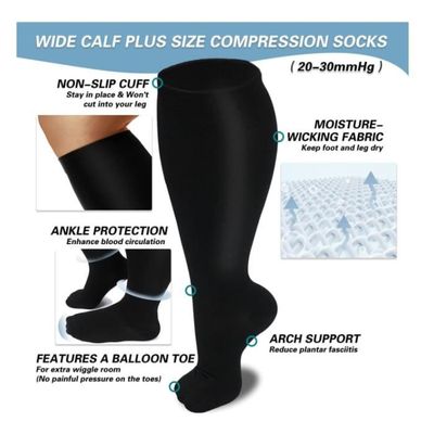 Chaussettes De Compression Travelon - Homme/Femme - Style 13446 - Neuves