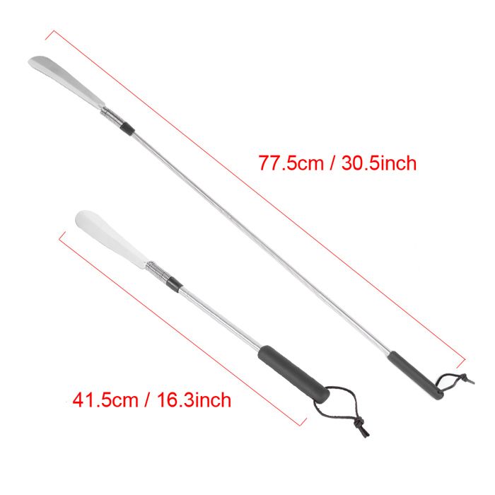 Chausse-pied En Métal XXL - 3 Tailles (16,5 Cm, 58 Cm, 79 Cm) Pour Enfants, Adultes Et Seniors