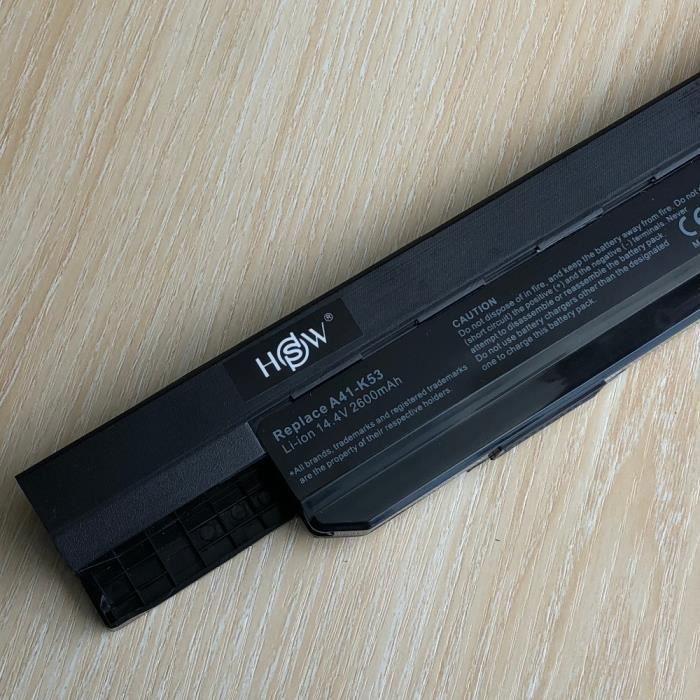 Batterie 10.8V 5200mAh YASI Pour ASUS A32-K93 K93 K95 A93 A95 X93 PRO91 R900 - Compatible Ordinateur Portable