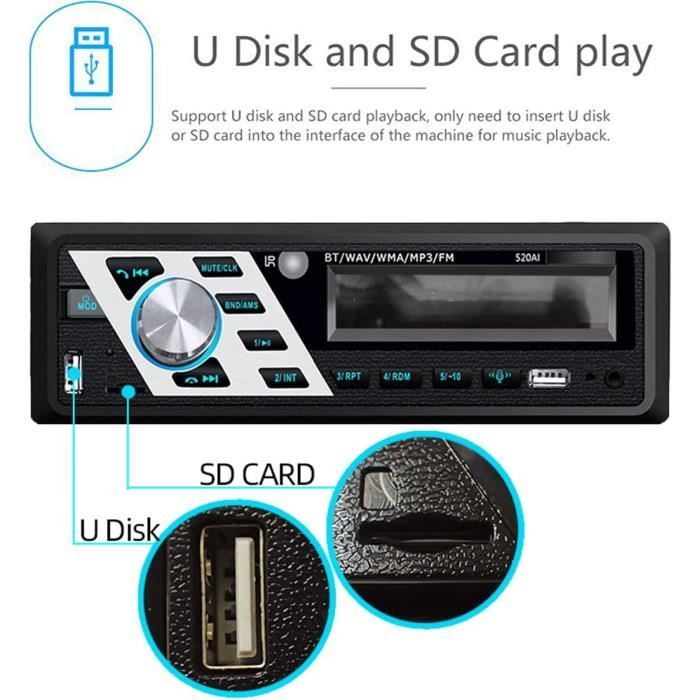 Altoparlante Bluetooth Portatile / Radio / SD / MMC / Ingresso Aux Usb Illuminazione Telecomando Antenna Telescopica Connettore Microfono