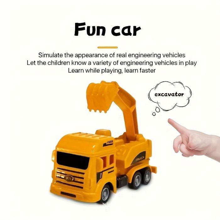 Jouet de Construction Camion iction Powered Push & Go pour Voitures Bébé Cadeau Jouet Aléatoire G99C  26
