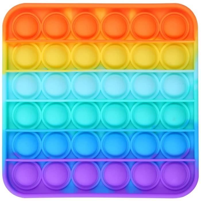 Silicone arc-en-ciel empilable jouets éducatifs pour enfants créatifs