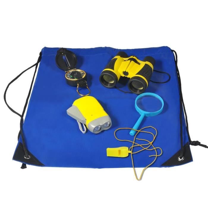 Kit D'exploration Pour Enfants 17 Pièces - Jumelles, Boussole, Attrape-insectes | Jouet Aventure En Plein Air