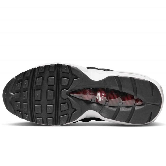 Chaussures pour Enfant NIKE Air Max 95 Recraft Gris Lacets