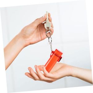 Porte-clés Briquet Réutilisable - Sans Kérosène, 10000 Allumages, Or, Extérieur