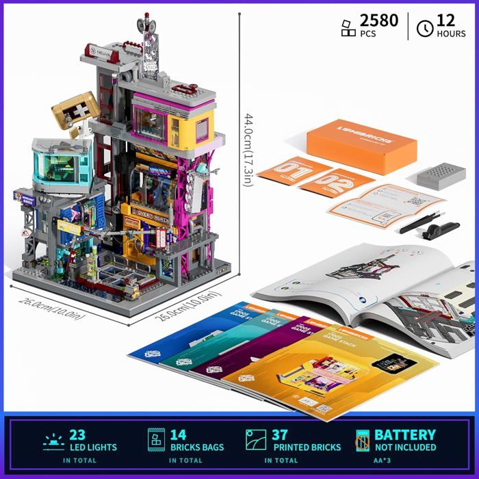 Jeu de construction COIL 978 pièces compatible avec la Tour Eiffel de