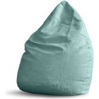 LUMALAND Luxury XL PLUS Pouf Beanbag stylé - 220L - Turquois