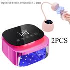 Lampe UV Sèche Ongles CO-PHÉNIX - 220W - Double longueur d'onde optique - 4 Minuteries - Ecran LCD