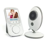 Moniteur bébé 2.4 pouces LCD couleur bébé téléphone vidéo moniteur bébé caméra moniteur 2,4 GHz interphone bidirectionnel