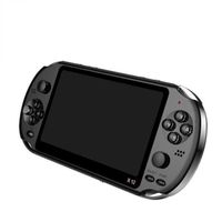 Console De Jeu Portable Noir 51 Pouces Double Joystick 8 Go Préchargé 1500 Jeux Gratuits Supportant TV Out Jeu Vidéo
