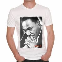 Homme Tee-Shirt Col V Martin Luther King Indiscret – Martin Luther King Prying – T-Shirt Vintage