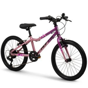 Vélo Enfant 20 Pouces VTT 6 Vitesses - Cadre Haute Qualité, Freins Disque Sécurité, Réglable 6-11 Ans (Vert)
