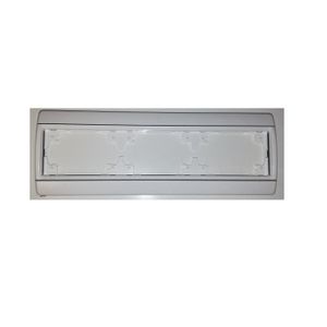 Plaque 1 poste Série Light Arnould Arnould 22740 Transparent 