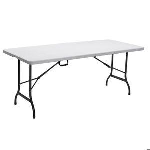 TABLE DE JARDIN  Table de buffet SVITA, , 180 cm, blanc 90556