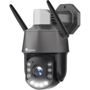 CAMÉRA IP CTRONICS 5MP 30X Zoom Optique Caméra Surveillance Exterieure sans Fil WiFi Croisière Préréglage Suivi Auto Détection Humaine 150m