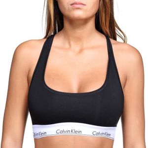 Ensemble Brassière Et String Noir Femme Calvin Klein Jeans Modern