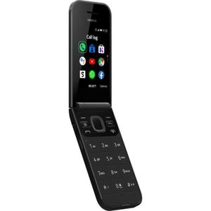 Téléphone portable Téléphone portable Nokia 2720 Flip Noir - Format c