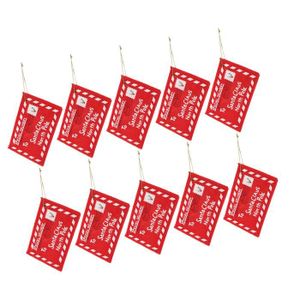 ENVELOPPE VGEBY Enveloppes rouges de Noël Lot de 10 Envelopp