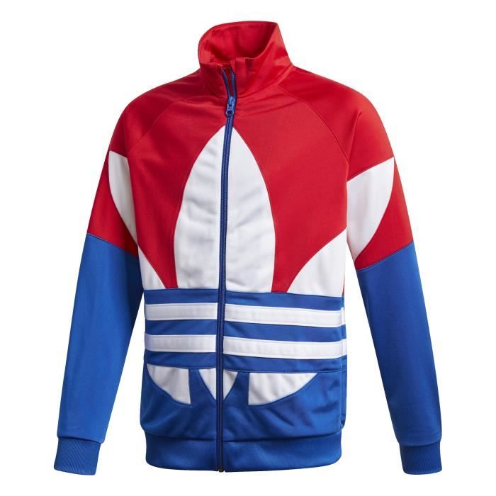 veste adidas bleu rouge