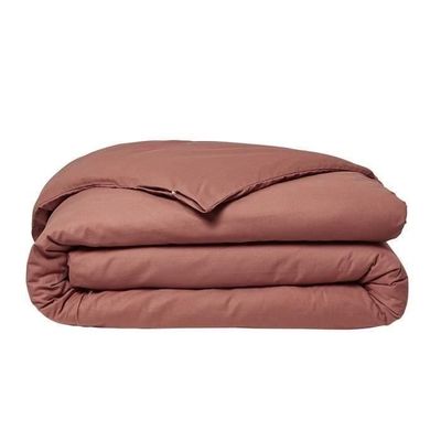 Housse De Couette 220×240 Cm Uni Figue – 100 % Coton 57 Fils – Douceur & Raffinement Pour Chambre
