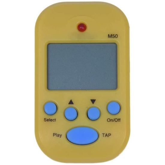 Métronome électronique Tenlacum Meideal M50 - Clip, Fonction TAP, Sortie Casque, Portable - 11
